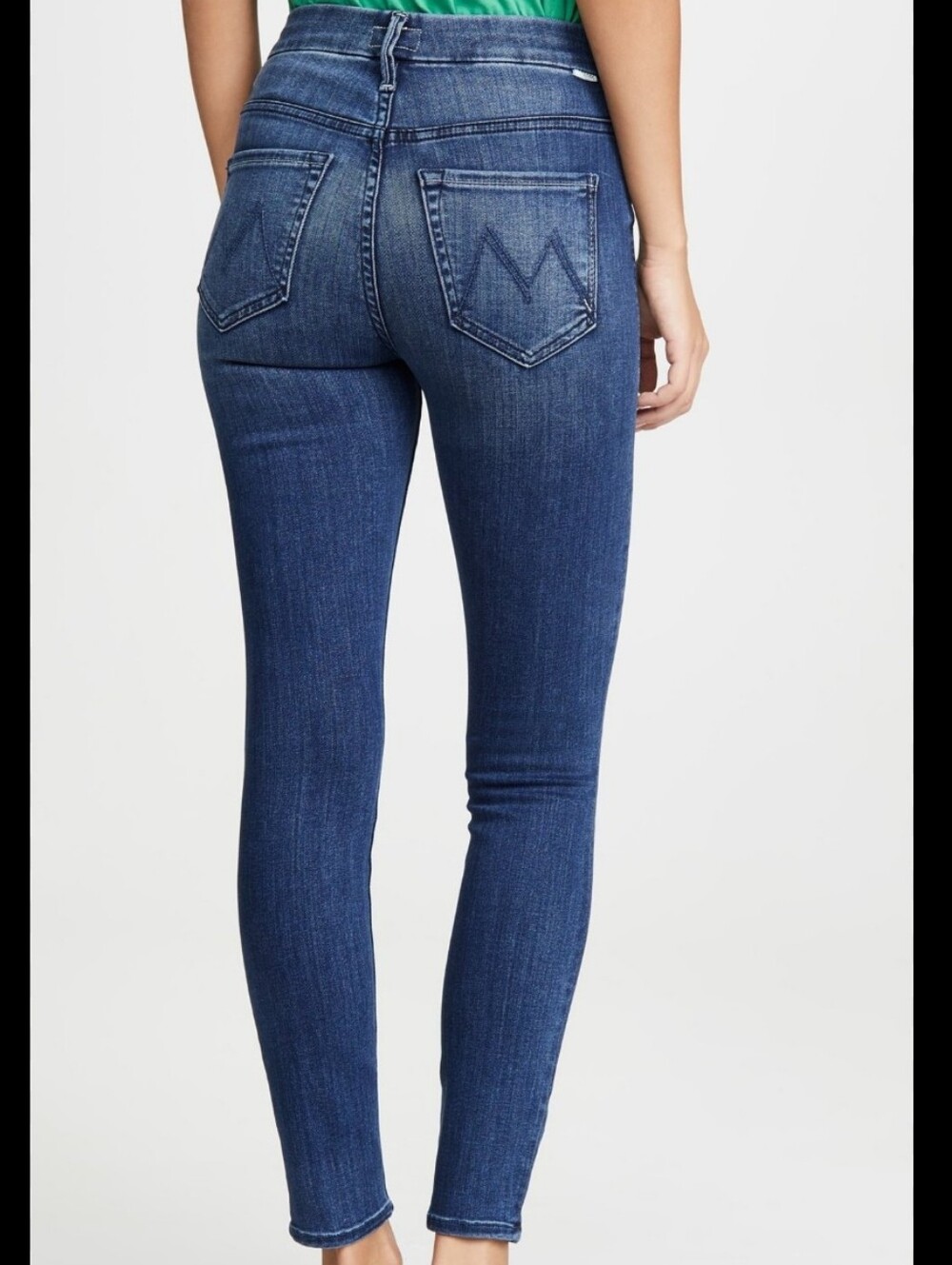 MOTHER The Looker navy denim jeans Butter Soft